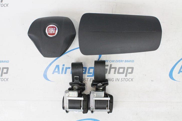 AIRBAG SET – PANEEL ZWART FIAT QUBO (2008-2016), Auto-onderdelen, Dashboard en Schakelaars, Gebruikt, Fiat