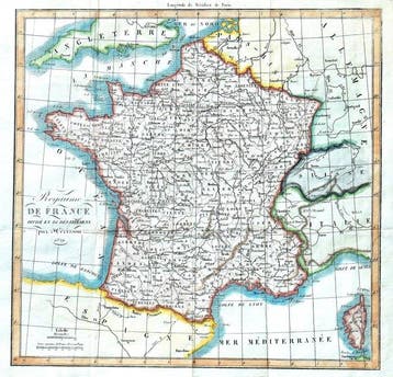 Europa - Frankrijk; Vosgien - Royaume de France - 1833, Nieuw