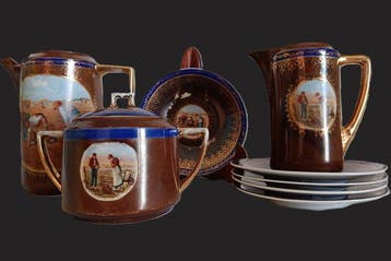 Karlsbader Porzellan - Koffie- en theeservies (8) - Daprès