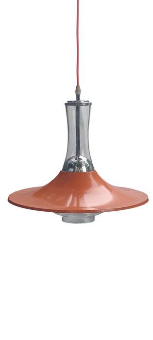 Lamp - Hanglamp-vintage-design-metaal-glas