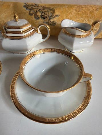 Limoges - Objets d’Art – M. Chaufriasse, - Kop en schotel