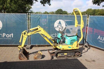 Veiling: Minigraver Yanmar SV08-1S 7.7kW 2011, Ophalen