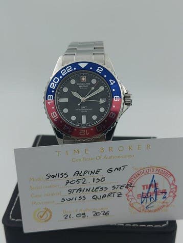 Swiss Alpine Military - Swiss Alpine GMT - Zonder, Handtassen en Accessoires, Nieuw