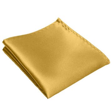 Fako Fashion - Pochette - Pochet - Satijn - 22x22cm - Goud, Kleding | Heren, Verzenden, Nieuw