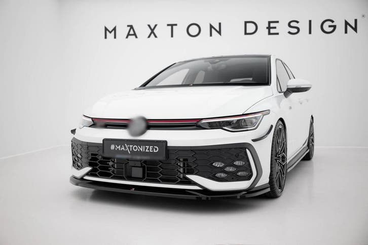 Front Splitter V.4 voor VW Golf 8.5 GTI / GTD / GTE / R-Line, Auto diversen, Tuning en Styling, Ophalen of Verzenden