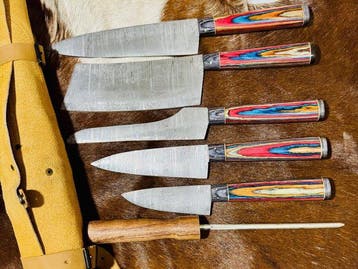 Keukenmes - Kitchen knife set - Keuken- en BBQ-set ( 0210) -