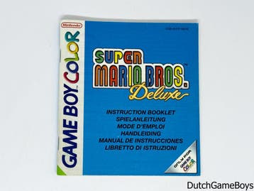 Gameboy Color - Super Mario Bros - Deluxe - NEU6 - Manual, Verzenden, Gebruikt