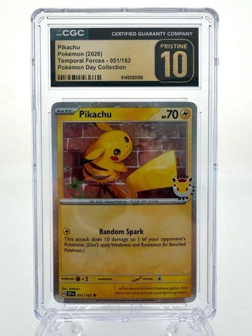 Pokémon - 1 Graded card - Pikachu - Pokémon Day Collection