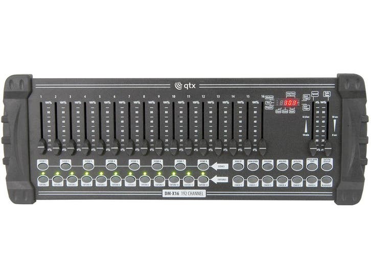 Qtx DM-X16 192 Kanaals DMX Controller, Muziek en Instrumenten, Licht en Laser