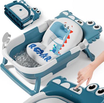 Groen babybadje + badkussen | Tweede kansje | OP = OP, Kinderen en Baby's, Verzenden, Nieuw, Badje, Overige merken