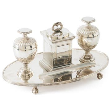 Amsterdam 1817 - Empire pronk inktstel - Inktpot - Zilver