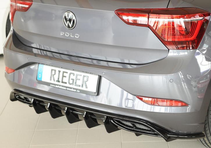 Diffuser | Volkswagen | Polo 17-21 5d hat. | R-Line | ABS |, Auto diversen, Tuning en Styling, Verzenden