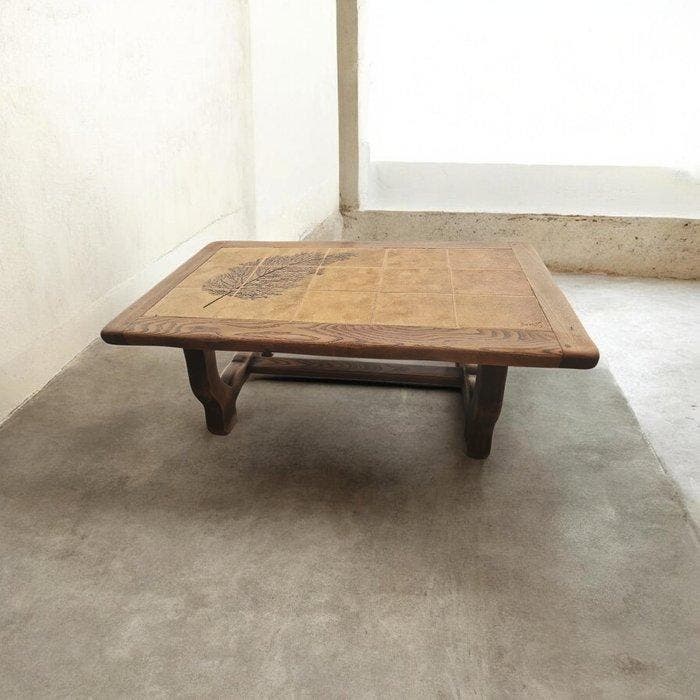 Barrois - Table dappoint - Bois, Pierre - Vallauris, Antiquités & Art, Antiquités | Meubles | Chaises & Canapés