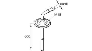 Eberspächer tankaansluiting 2 mm 60cm <=5kw, Ophalen of Verzenden, Nieuw