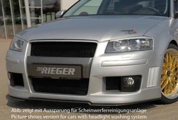 Rieger bumper | geschikt voor Audi A3 8P 2003-2005 3D | ABS, Verzenden