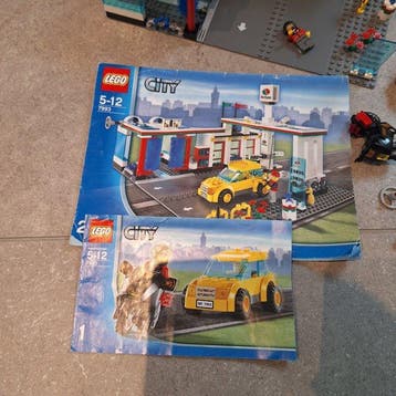 Lego Set - 7993 - City - Service Station, Nieuw