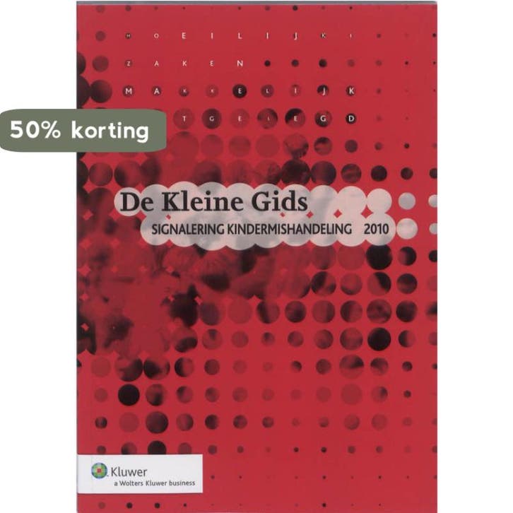 Kleine Gids signalering kindermishandeling 2010, Livres, Politique & Société, Envoi