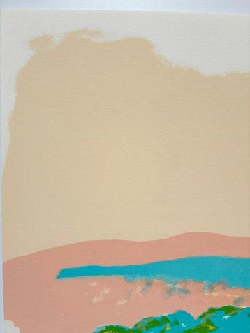Roger Muhl (1929-2008) - Une pâle lueur rose