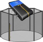 Veiligheidsnet Trampoline - 183 cm - Trampoline net - 6 Stan, Kinderen en Baby's, Speelgoed | Buiten | Trampolines, Verzenden