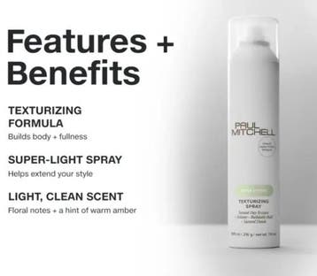 Paul Mitchell Invisiblewear Texturizing Hairspray (Schuim), Verzenden, Nieuw, Overige typen