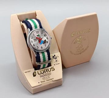 SEIKO LORUS - Disney Goofy Reverse-Rotation Watch - Vintage