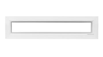 PVC raam vast b98xh25 cm Wit, Gevelraam of Ruit, Minder dan 80 cm, Minder dan 80 cm, Nieuw