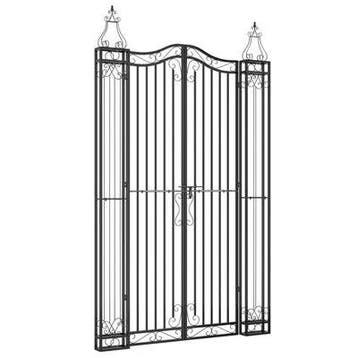 Poort 200cm zwart | Retour deal -35% | Koopje! (tuinpoort), Tuin en Terras, 100 tot 150 cm, Verzenden, Zo goed als nieuw, 150 tot 200 cm