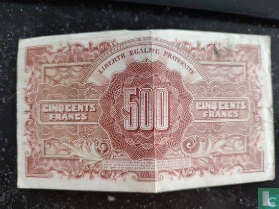 Frankrijk 500 Francs  - 1944, Postzegels en Munten, Bankbiljetten | Europa | Niet-Eurobiljetten, Los biljet, Frankrijk, Verzenden