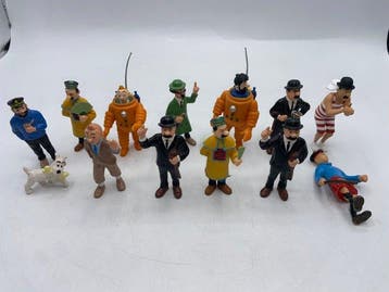 Moulinsart - Tintin - Grand lot de collection – 14 figurines, Livres