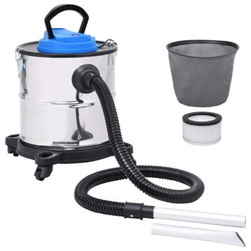 vidaXL Asstofzuiger met HEPA filter 1200 W 20 L roestvrij, Verzenden, Nieuw