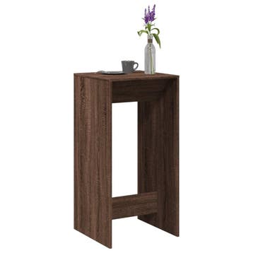 vidaXL Bartafel 51x50x103,5 cm bewerkt hout bruin, Verzenden, Nieuw