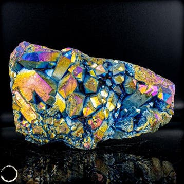 Zeldzame, prachtige aura-amethist Geode- 2004.52 g