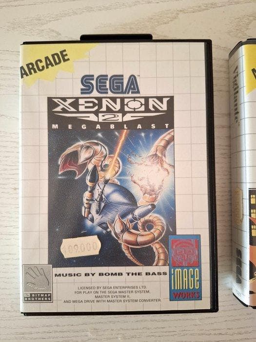 Sega - Master System - Lotto di 2 giochi: Vigilante e Xenon, Games en Spelcomputers, Spelcomputers | Overige Accessoires