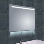 LED Spiegel 80x60cm, 15W, 3000-6400K, Dimbaar, Anti-condens, Verzenden, Nieuw