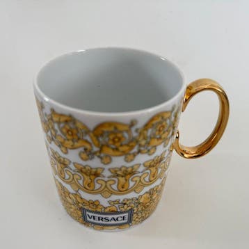 Rosenthal - Versace - Bekerglas - Beker met handvat - 9 cm