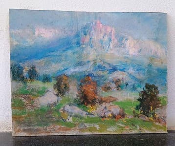 Antonio Cannata (1895-1960) - Paesaggio Montano