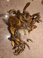sculptuur, Medusa - 2 kg - 24 cm - Bakeliet, Antiquités & Art
