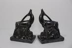 M.Boumont - Beeld, Twee antilopen - 21.5 cm - Terracotta