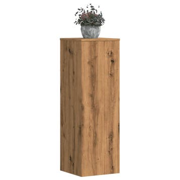 vidaXL Plantenstandaards 2 st 33x33x100 cm hout artisanaal, Verzenden, Nieuw