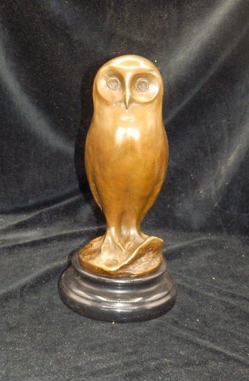 sculptuur, Fraaie bronzen Art Deco UIL - 25 cm - Brons,