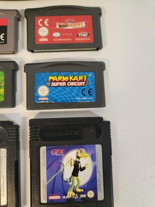 Nintendo - Gameboy Advance - Game Boy Advance & 6 Cartridges, Consoles de jeu & Jeux vidéo, Consoles de jeu | Accessoires Autre
