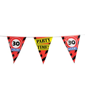 Slingers 30 jaar Verkeersbord 10m, Verzenden, Nieuw