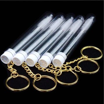 Wimperborstel Sleutelhangers Wit, Verzenden, Nieuw