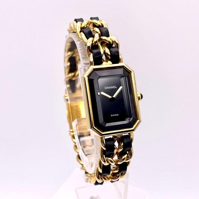 Chanel - Premiere L, Vintage, Octagon, Insured delivery -, Handtassen en Accessoires, Horloges | Heren