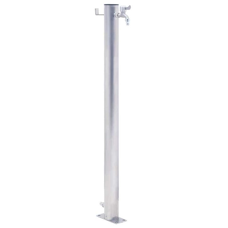 vidaXL Waterzuil 100 cm roestvrij staal rond, Tuin en Terras, Overige Tuin en Terras, Nieuw, Verzenden