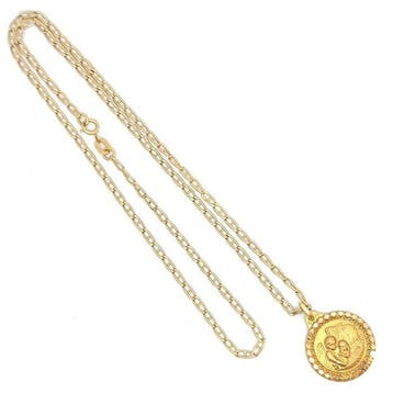 Ketting met hanger - 18 karaat Geel goud