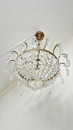 Plafondlamp - Kristal - Barok - kristallen lamp, Antiek en Kunst