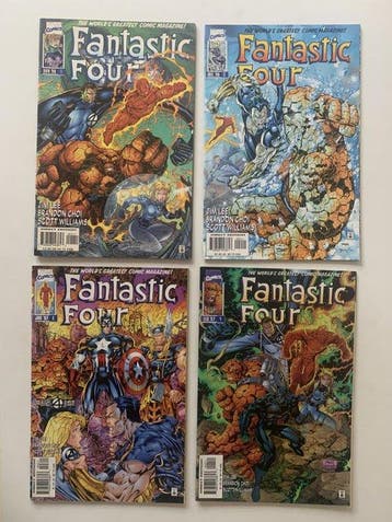 Fantastic Four - Vol. 2 #1-9 plus two variants - 11 Comic -