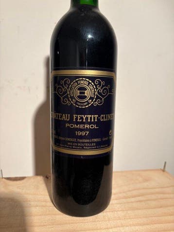 1997 Chateau Feytit Clinet - Pomerol - 2 Bouteilles (0,75 L), Collections, Vins