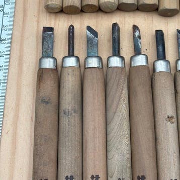 Sculpture, Japanese Wood Carving knives YC166  wood